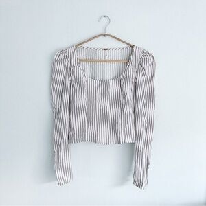 NWOT Free People Caroline Stripe Top - Size XS